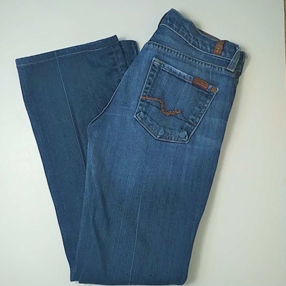 7 For All Mankind Bootcut Rhinestone Pocke… - Picture 7 of 8